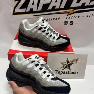 Airmax 95 Blanco/Gris/Negro