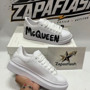 Alexander Mcqueen Graffiti White