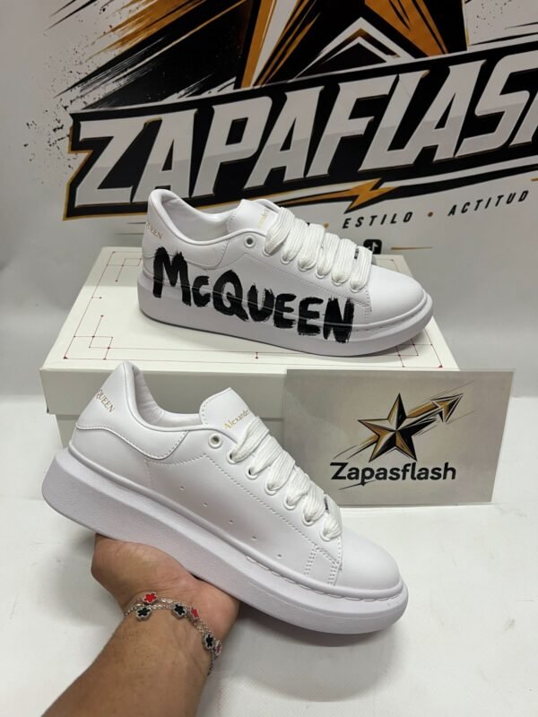 ALEXANDER MCQUEEN GRAFFITI WHITE