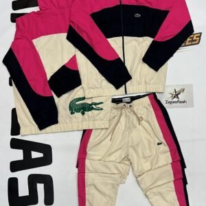 Chándal Lacoste Beige/Rosa/Azul Marino