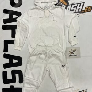 Chándal Lacoste Logo Relieve Blanco