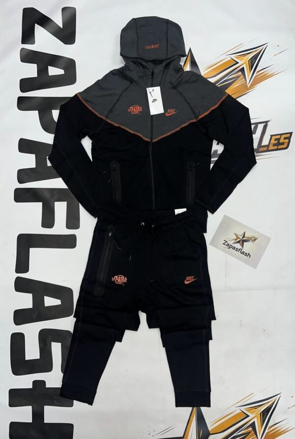 CHÁNDAL NIKE NEGRO/GRIS