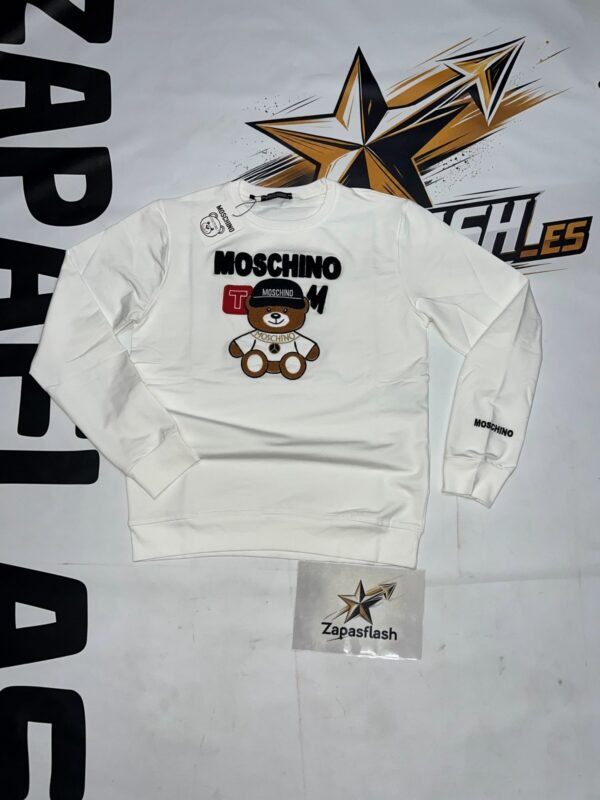 SUDADERA MOSCHINO BLANCA