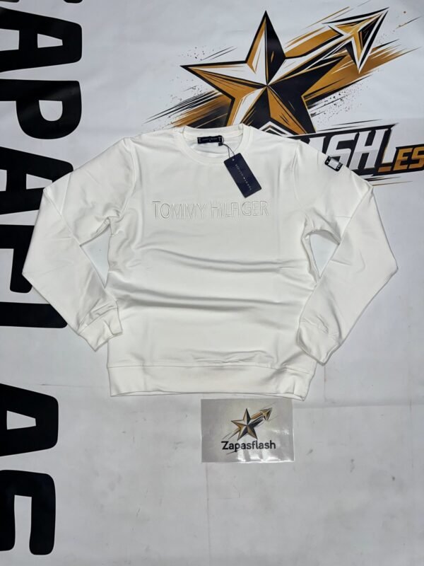 SUDADERA TOMMY BLANCA