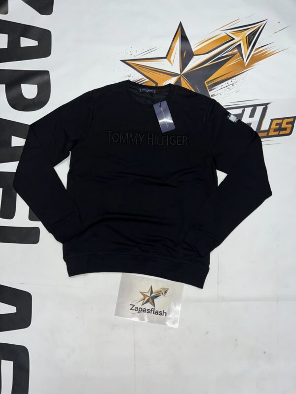SUDADERA TOMMY NEGRA