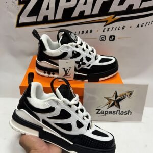 Zapatillas Louis Vuitton Skate Negro/Blanco